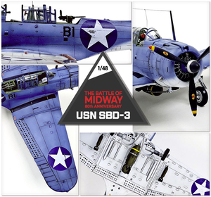 Maquette Academy 12345 USN SBD-3 « Bataille de Midway » au 1/48 – image 5