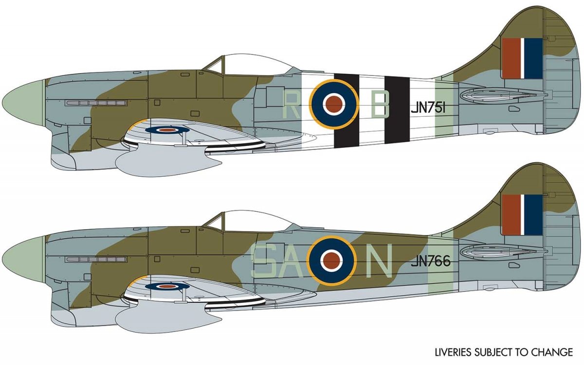 Airfix 02109 Hawker Tempest Mk.V 1/72 – zdjęcie 3