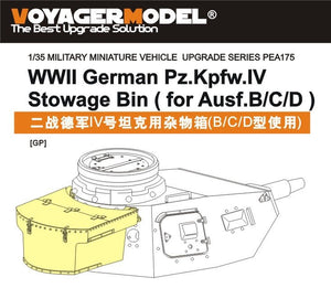 Voyager Model PEA175 WWII German Pz.Kpfw.IV Stowage Bin (for Ausf.B/C/D) 1/35 – imagen 2