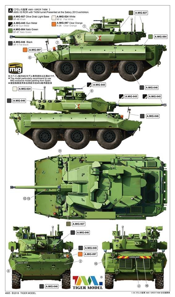Maquette Tiger 4665 T-40 NEXTER 1/35 – image 7