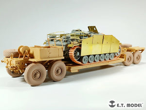 E.T. Model P35-123 WWII German Tank Transporter Sd.Ah.116 Sagged wheels For TAMIYA Kit 1/35 – imagen 6