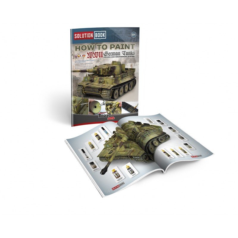 AMMO de Mig Jimenez 2414300001 Comment peindre des chars allemands de la Seconde Guerre mondiale - Livre de solutions – image 2
