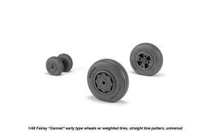 Armory Models AW48410 Fairey Gannet, roues de type ancien avec pneus lestés à profil droit, échelle 1/48 – image 3