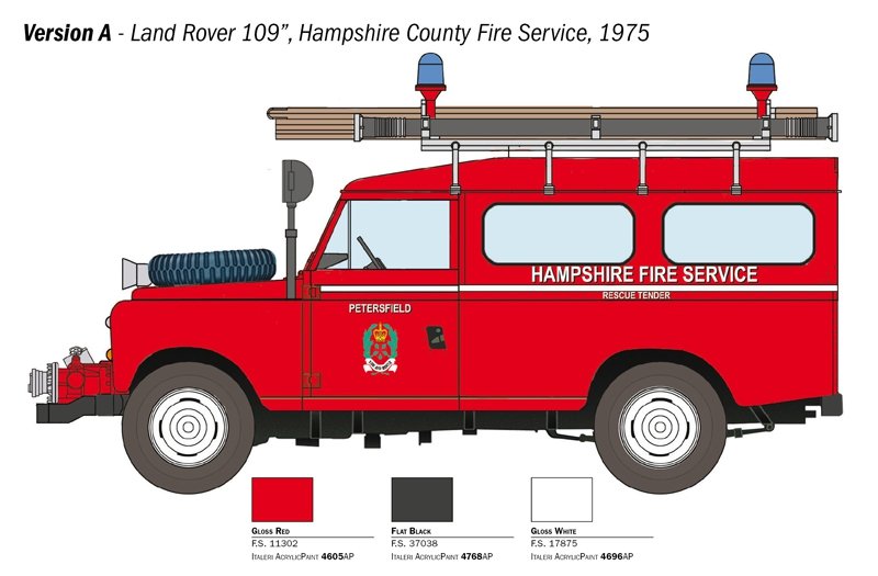 Italeri 3660 LAND ROVER FIRE TRUCK 1/24 – imagen 6