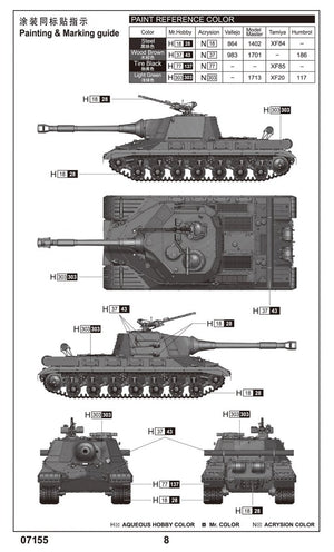Trumpeter 07155 Soviet Object 268 1/72 – Bild 7