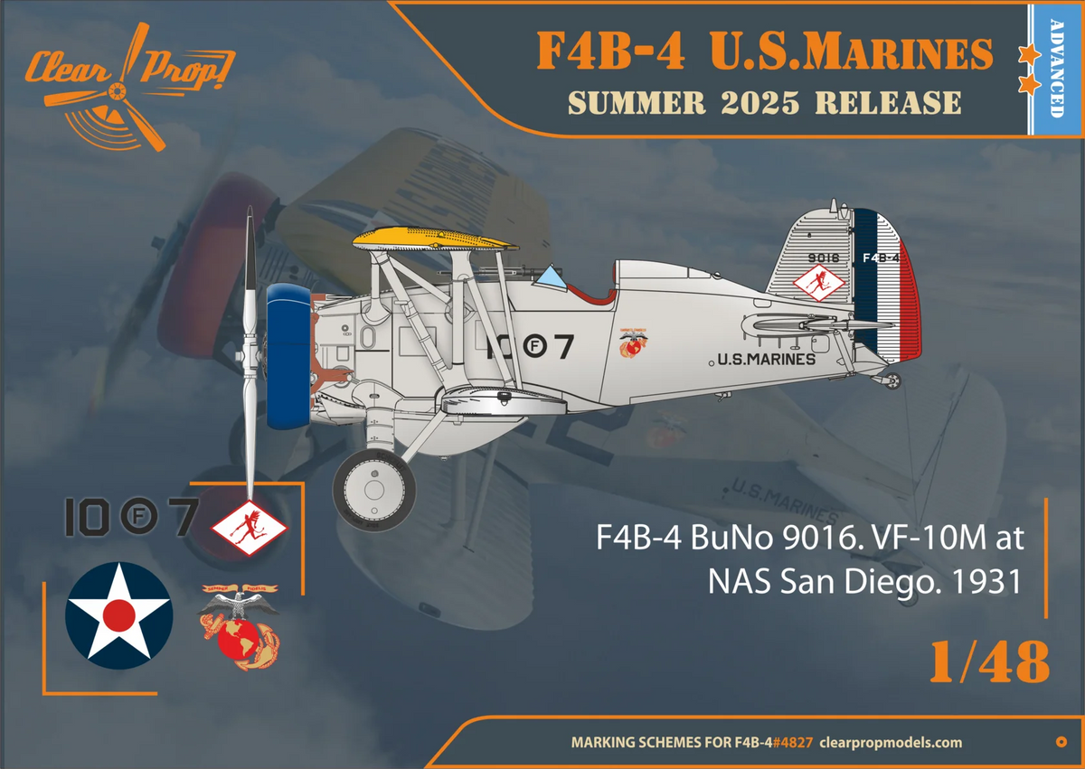 Clear Prop! CP4827 Boeing F4B-4 in US Marines Service 1/48 – immagine 4
