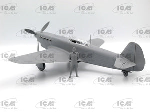 ICM 32093 Normandie-Niémen. Plane of Roland de la Poype (Yak-9T with Roland de la Poype figure) 1/32 – image 11