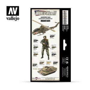 Vallejo 70220 WWIII American Armour &amp;amp; Infantry 8x17ml – Bild 3