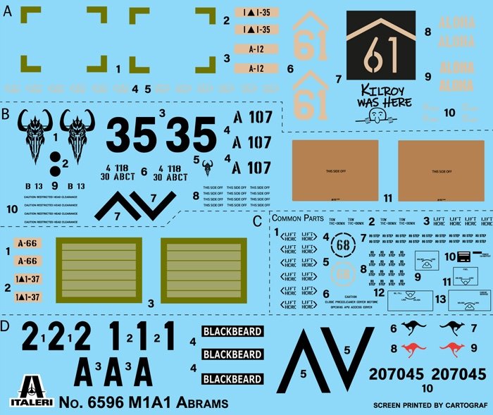 Italeri 6596 M1A1 Abrams 1/35 – imagen 11