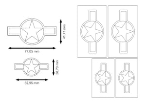 Omask 24045 B-17F US insignias part 1 1/48