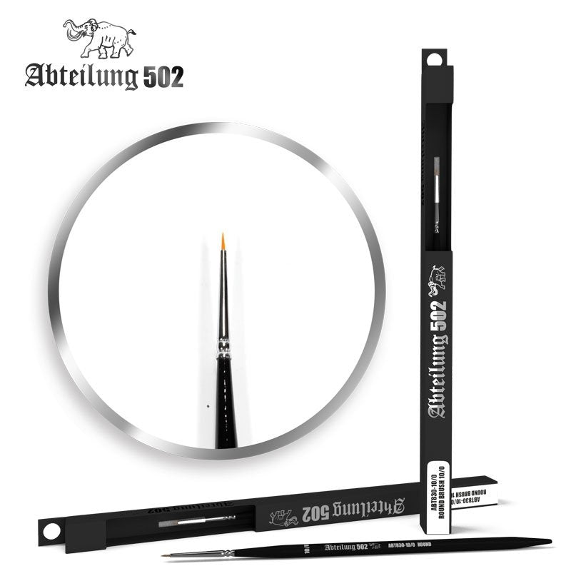 502 Abteilung ABT830-10/0 Brosse ronde 10/0
