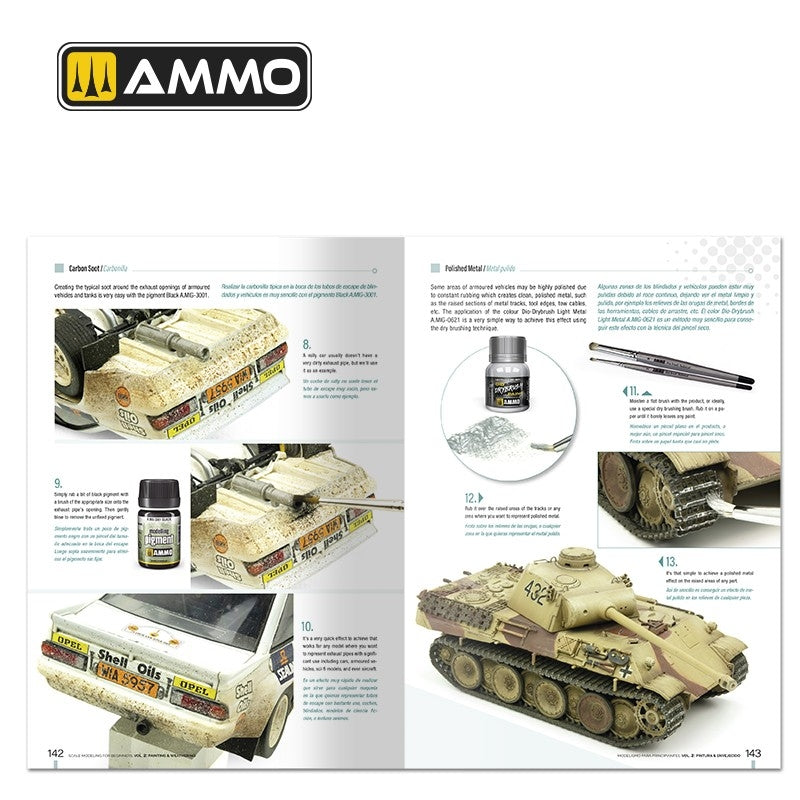 Ammo by Mig 6301 Scale Modeling for Beginners Vol. 2: Paint &amp;amp; Weathering (Bilingual) – immagine 11