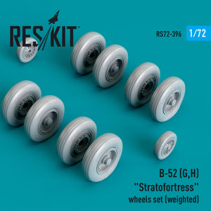 RESKIT RS72-0396 B-52 (G,H) STRATOFORTRESS WHEELS SET (WEIGHTED) (RESIN &amp;amp; 3D PRINTED) 1/72