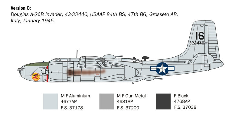 Italeri 1274 A-26 B INVADER 1/72 – zdjęcie 7