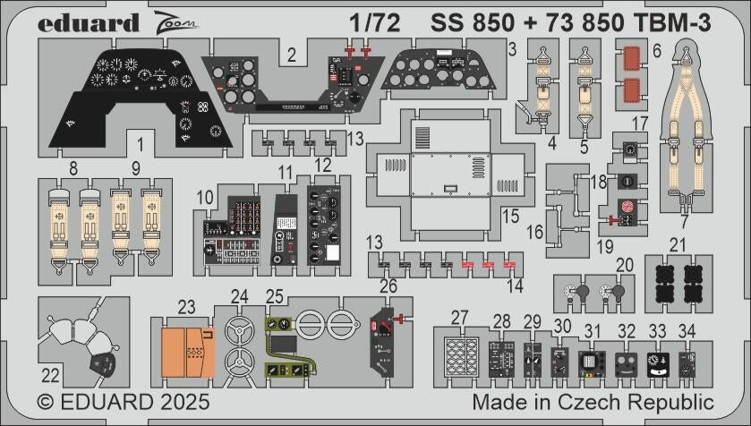 Eduard 73850 TBM-3 HOBBY BOSS 1/72 – imagen 2