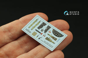 Quinta Studio QD48509 Weserflug P1003.1 3D-Printed coloured Interior on decal paper (Amusing hobby) 1/48 – immagine 4