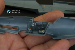 Quinta Studio QD48083 Bf 109F-2/F-4 3D-Printed &amp;amp; coloured Interior on decal paper (for Eduard kit) 1/48 – immagine 11