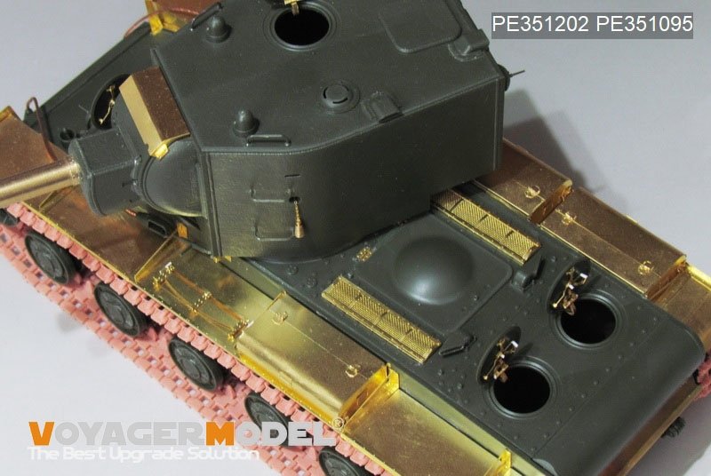 Voyager Model PE351202 WWII Russian KV-2 Basic (B ver include Gun Barrel) (For TAMIYA 35375) 1/35 – Bild 3