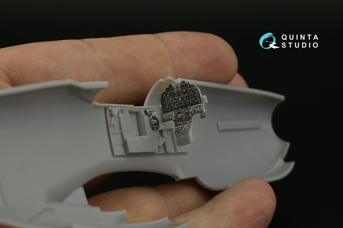 Quinta Studio QDS-48363 F-82F Twin Mustang 3D-Printed &amp;amp; coloured Interior on decal paper (Modelsvit) (Small version) 1/48 – imagen 2