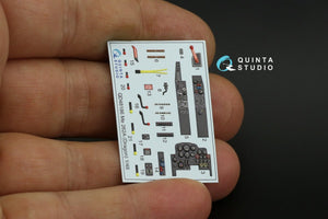 Quinta Studio QD48186 Me 262A 3D-Printed &amp;amp; coloured Interior on decal paper (for Dragon ) 1/48 – imagen 8