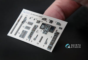 Quinta Studio QD48024 MiG-29 SMT (9-19) 3D-Printed &amp;amp; coloured Interior on decal paper (for GWH kits) 1/48 – Bild 8