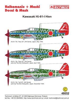 Techmod 48052 - Kawasaki Ki-61 Hien 1/48 – Bild 2