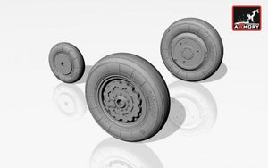 Armory Models AW72007 Roues de type précoce Sukhoj Su-7B 1/72 – image 4