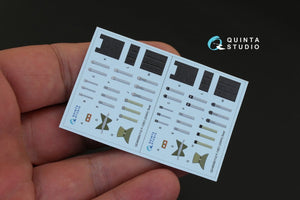 Quinta Studio QD48112 F-15I 3D-Printed &amp;amp; coloured Interior on decal paper (for GWH kit) 1/48 – zdjęcie 6