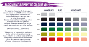 Hataka HTK-DS01 Couleurs de base pour peinture miniature, vol. 1, 6 x 17 ml – image 2