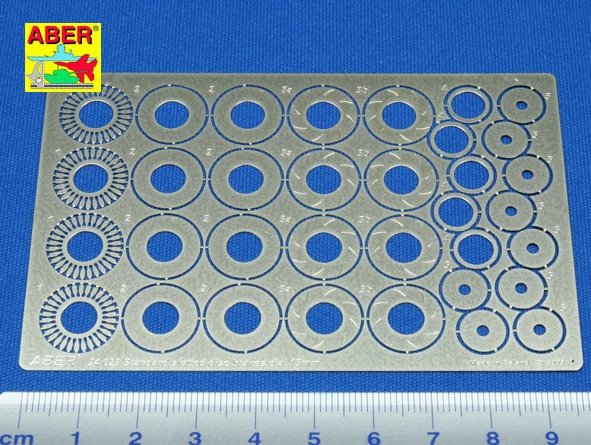 Aber 24023 Standartowe nacinane tarcze hamulcowe sr. 13mm 1/24 – imagen 2