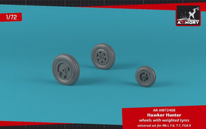 Armory Models AW72408 Hawker Hunter weighted wheels 1/72