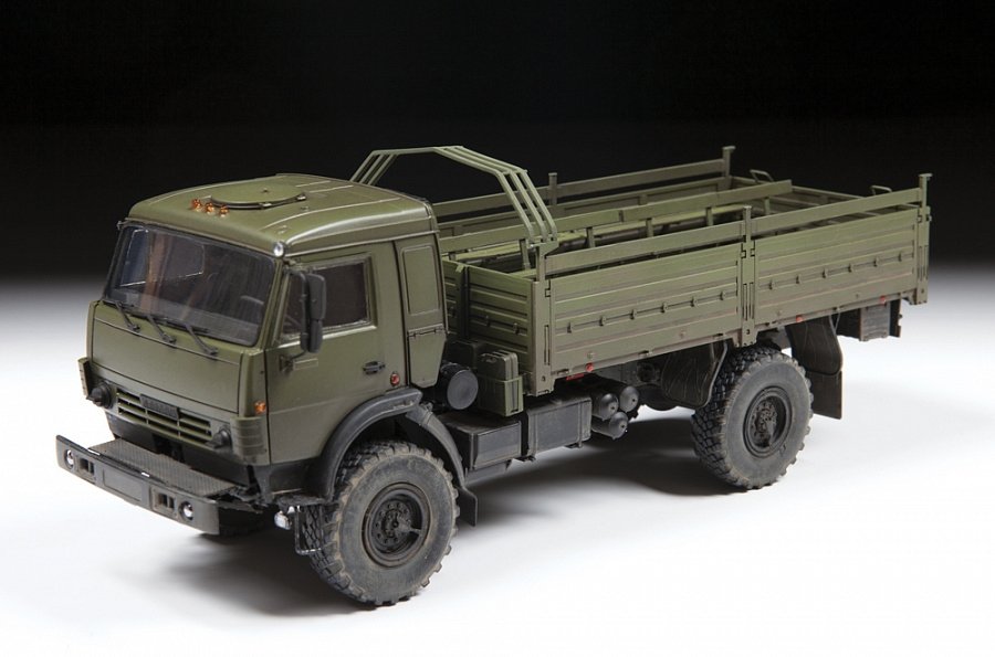 Zvezda 3692 KAMAZ K-4350 ciężarówka wojskowa 1/35 – zdjęcie 3