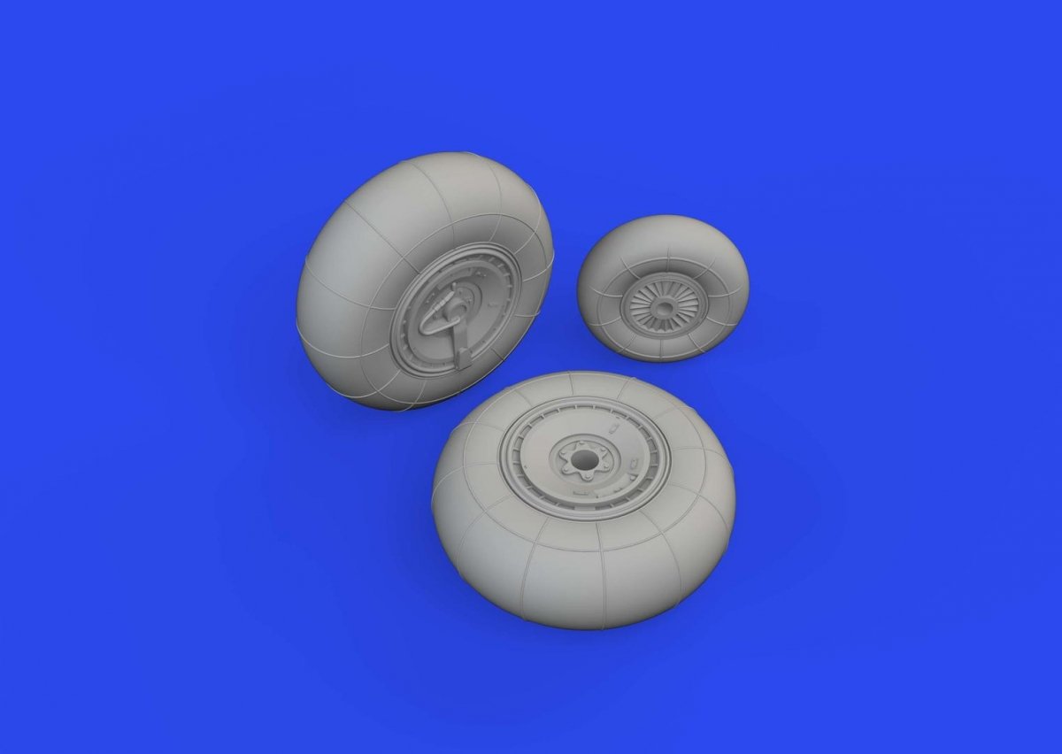 Eduard 648879 Do 335A wheels TAMIYA 1/48 – imagen 4