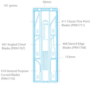 Modelcraft PKN4318-S Premium 18pc Hobby Knife Set – image 3