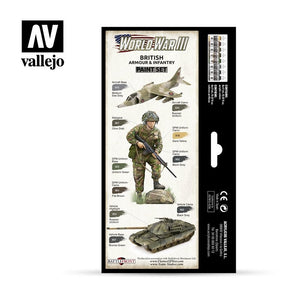 Vallejo 70222 WWIII British Armour &amp;amp; Infantry 8x17ml – imagen 2