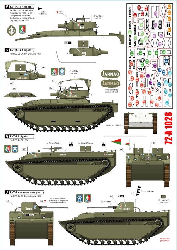 Star Decals 72-A1028 Indochine n° 1. La Légion étrangère - 1er REC - Régiment étranger de cavalerie 1/72 – image 2