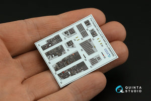 Quinta Studio QDS-48387 F-4E early with slatted wing 3D-Printed &amp;amp; coloured Interior on decal paper (Meng) (Small version) 1/48 – imagen 7