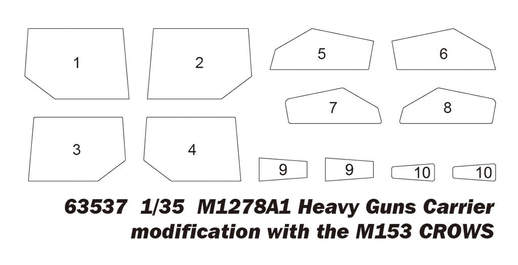 I Love Kit 63537 M1278A1 Heavy Guns Carrier Modification With The M153 CROWS 1/35 – Bild 3