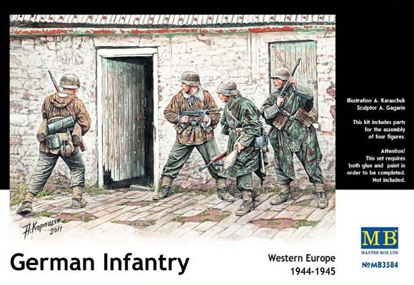Master Box 3584 German Infantry, Western Europe (1944-1945) 1/35