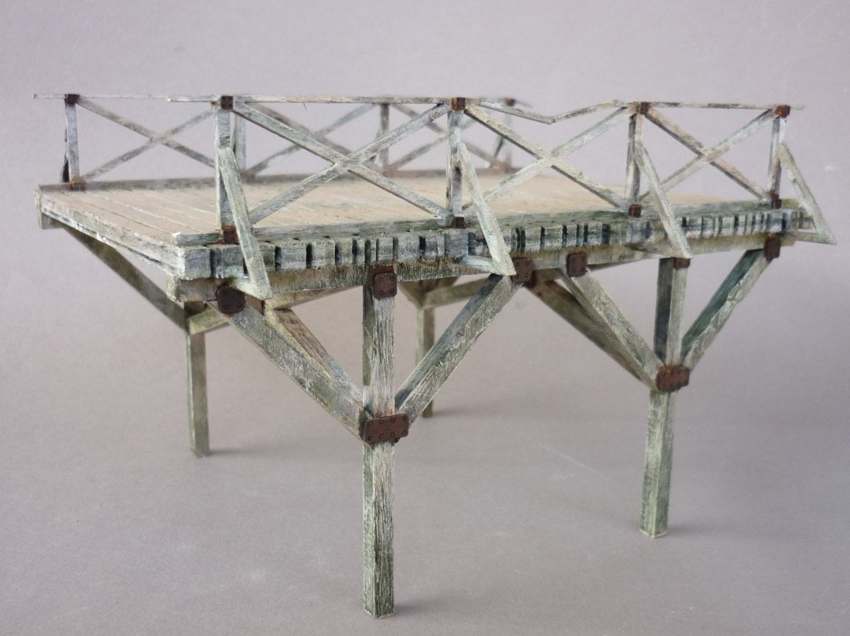 RT-Diorama 35546 Wooden bridge 1/35 – immagine 2