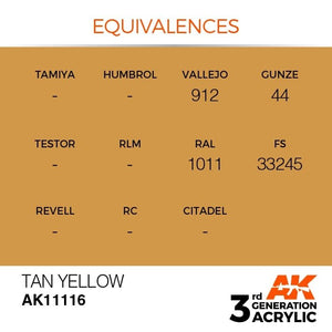 AK Interactive AK11116 JAUNE BRUN – STANDARD 17ml – image 3