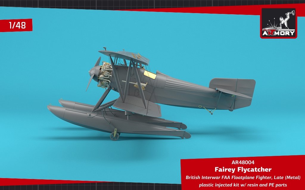 Armory Models 48004 Fairey Flycatcher British Interwar FAA Floatplane Fighter, Late (Metal) 1/48 – immagine 23