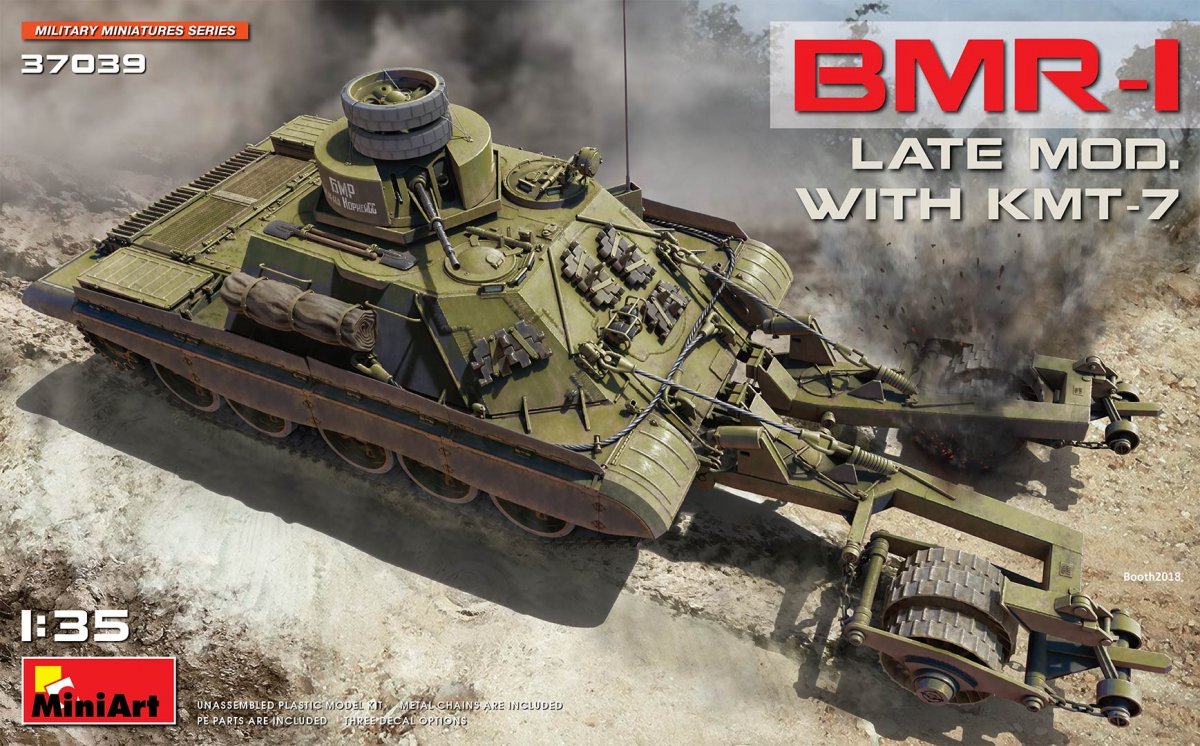 MiniArt 37039 BMR-1 Mod tardif. avec KMT-7 1/35