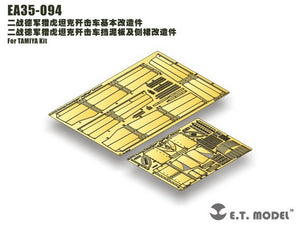 ET Model EA35-094 Garde-boue et jupes latérales de char allemand Panzerjäger « Jagdtiger » de la Seconde Guerre mondiale, échelle 1/35 – image 2