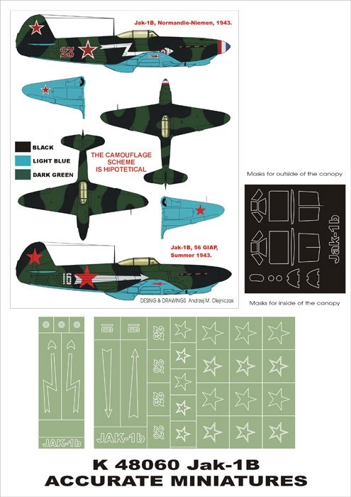 Montex K48060 Yak-1B 1/48