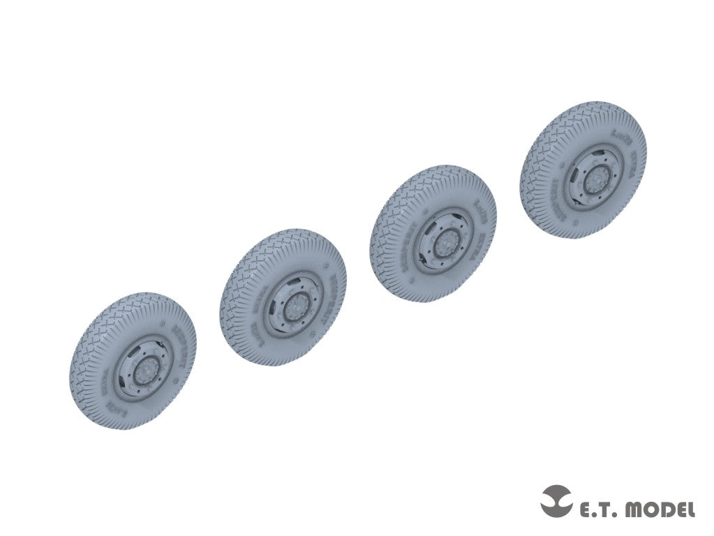 E.T. Model P35-108 WWII German Sd.Kfz.234 Large Diameter Weighted Wheels Type.8 1/35 – Bild 2