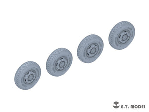 E.T. Model P35-108 WWII German Sd.Kfz.234 Large Diameter Weighted Wheels Type.8 1/35 – Bild 2