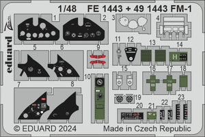 Eduard BIG49416 FM-1 TAMIYA 1/48 – imagen 5