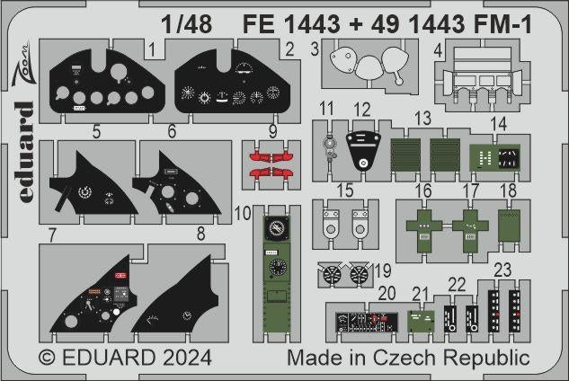 Eduard BIG49416 FM-1 TAMIYA 1/48 – imagen 5