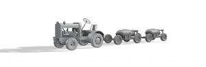 Thunder Model 32003 US Tug Clarktor 6, MILL-33 With 2 Bomb Trailers Mark 2 1/32 – Bild 2